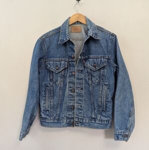 Vintage Levi's Denim Trucker Jacket Classic 80s Mens 40